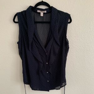 Navy blue blouse